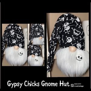 Handmade Jack Skellington Nightmare Gnome